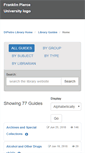 Mobile Screenshot of libguides.franklinpierce.edu